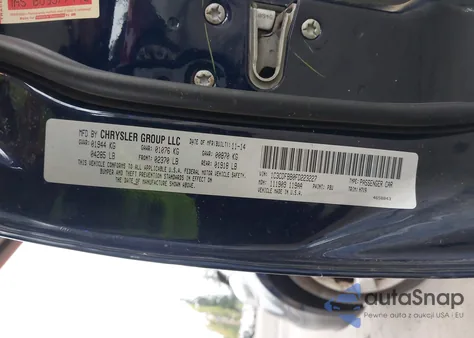 2015 Dodge Dart Sxt из США, поврежденный, VIN 1C3CDFBB0FD223227